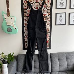 ASOS DESIGN skinny overalls in black